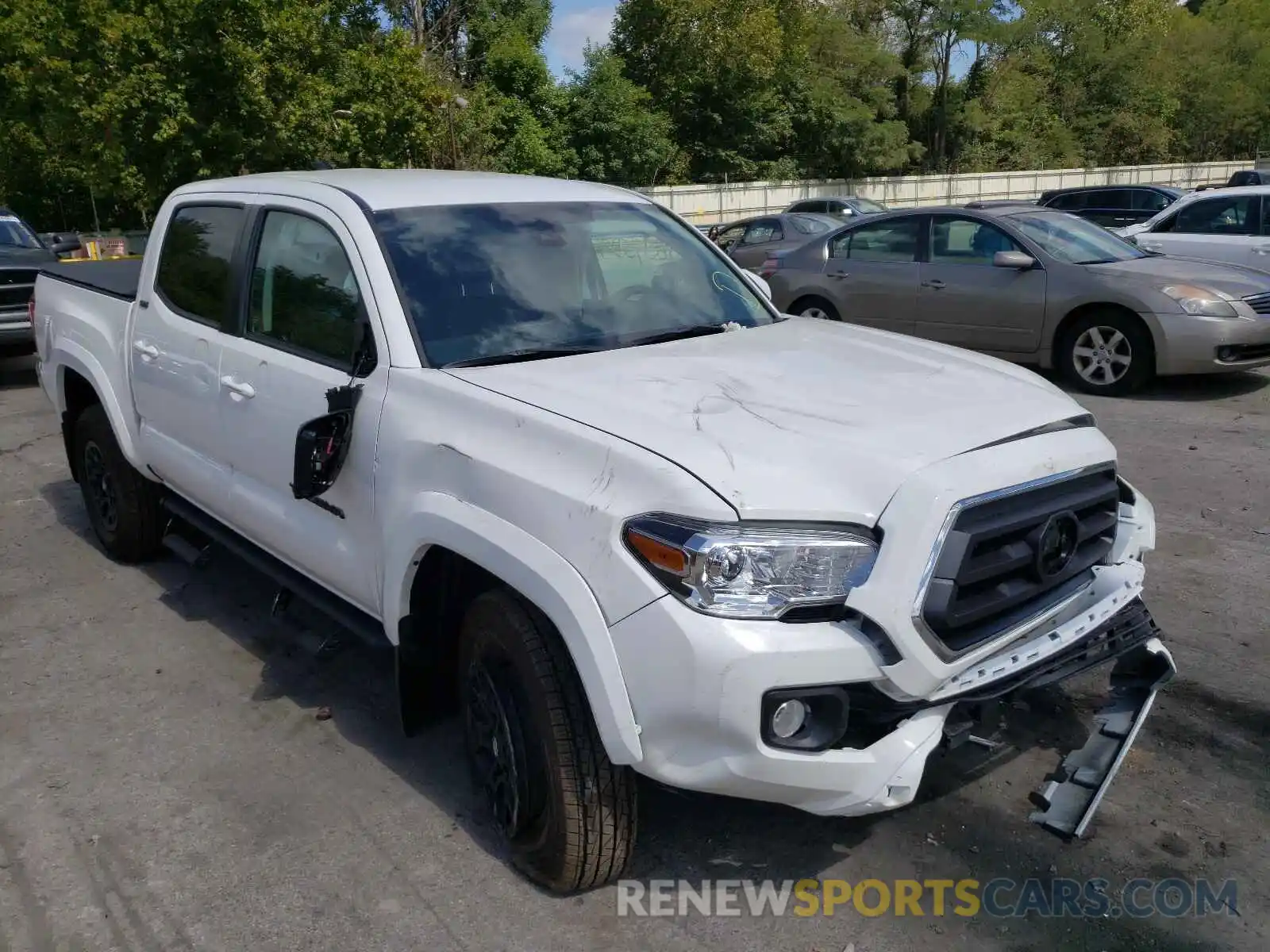 1 Photograph of a damaged car 3TYCZ5AN9MT044354 TOYOTA TACOMA 2021