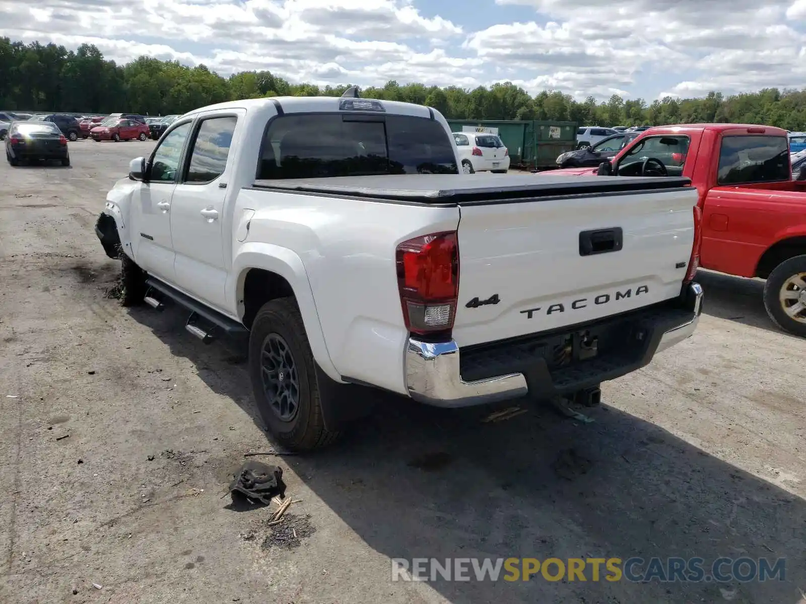 3 Photograph of a damaged car 3TYCZ5AN9MT044354 TOYOTA TACOMA 2021