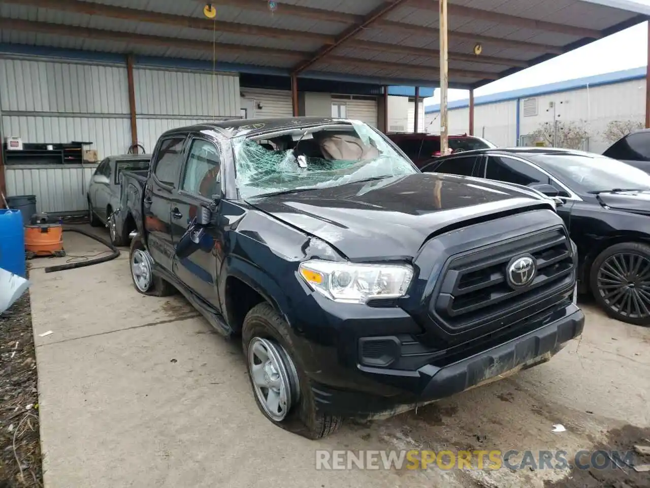 1 Photograph of a damaged car 3TYCZ5AN9MT044838 TOYOTA TACOMA 2021