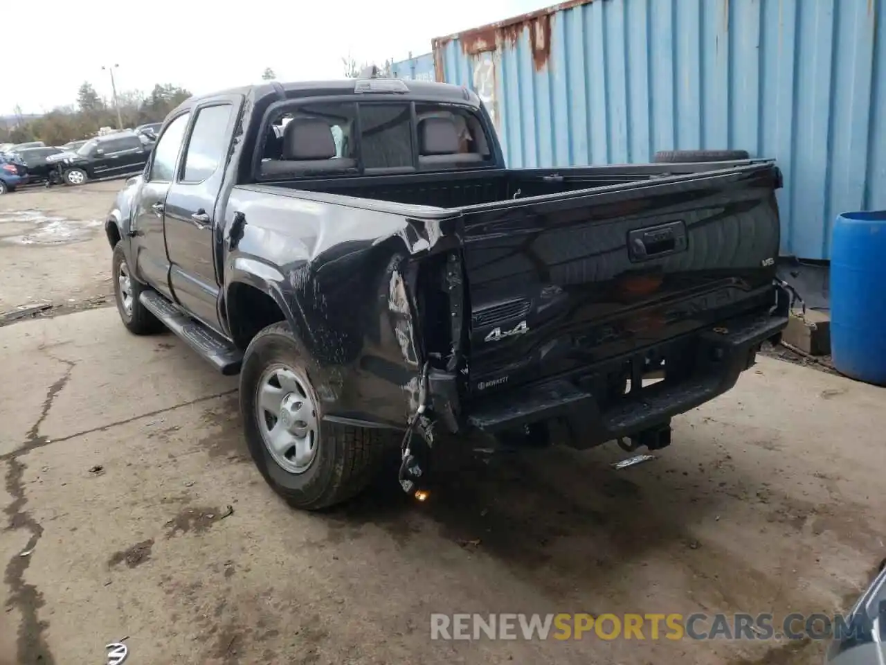 3 Photograph of a damaged car 3TYCZ5AN9MT044838 TOYOTA TACOMA 2021