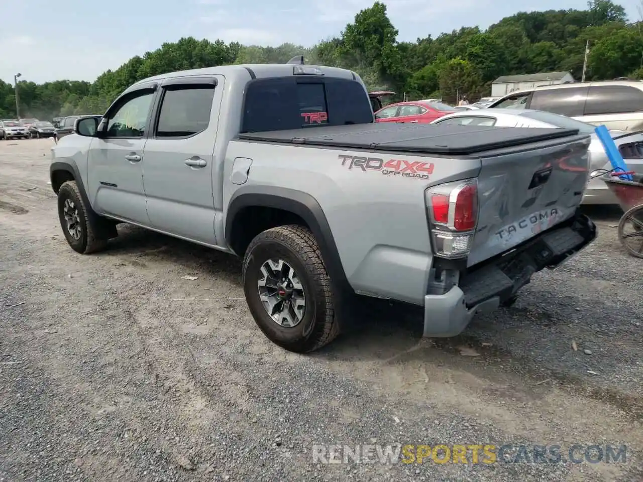 3 Photograph of a damaged car 3TYCZ5AN9MT047366 TOYOTA TACOMA 2021