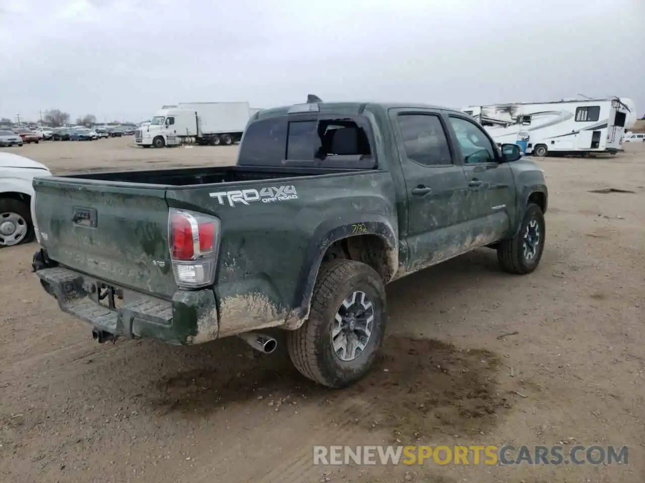 4 Photograph of a damaged car 3TYCZ5ANGMT026281 TOYOTA TACOMA 2021