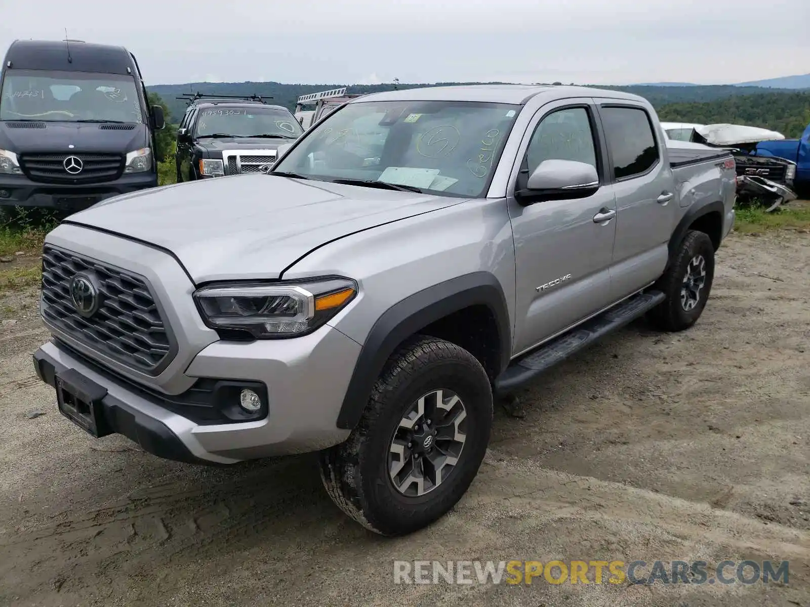 2 Photograph of a damaged car 3TYCZ5ANXMT013923 TOYOTA TACOMA 2021