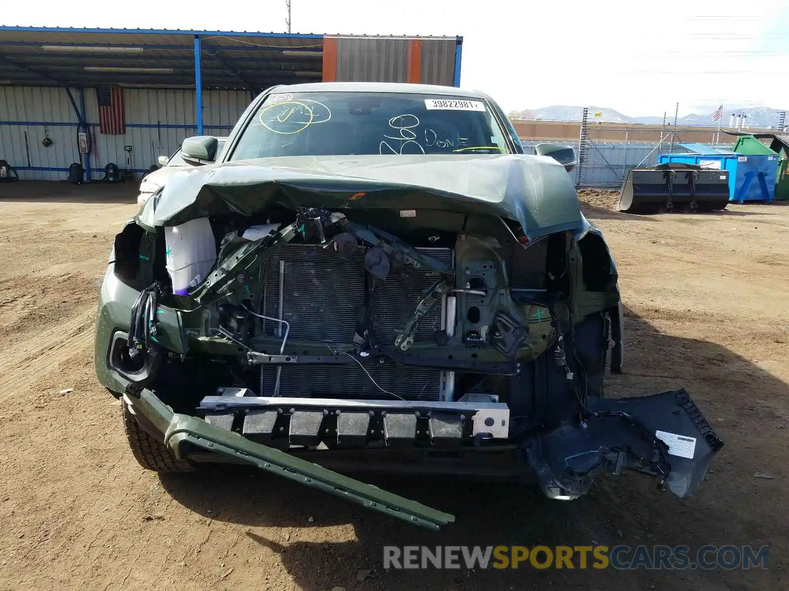 9 Photograph of a damaged car 3TYCZ5ANXMT019494 TOYOTA TACOMA 2021