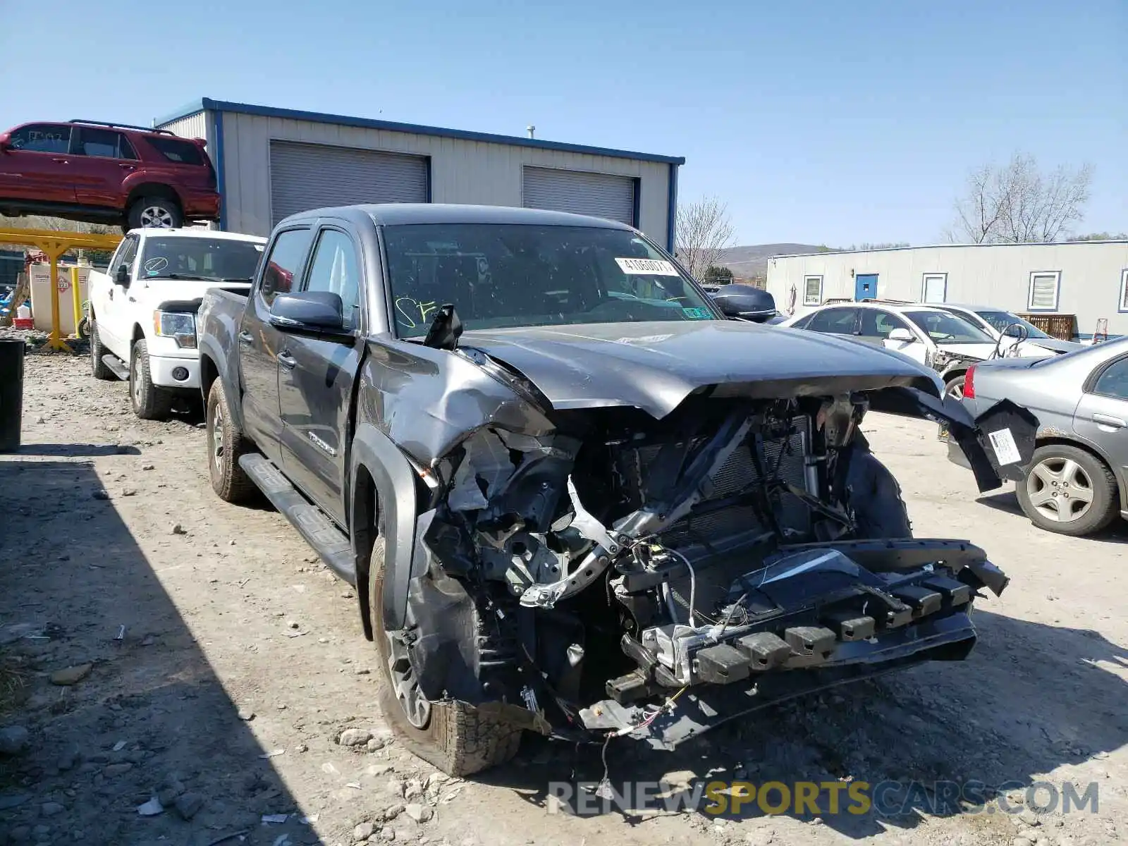 1 Photograph of a damaged car 3TYCZ5ANXMT021763 TOYOTA TACOMA 2021