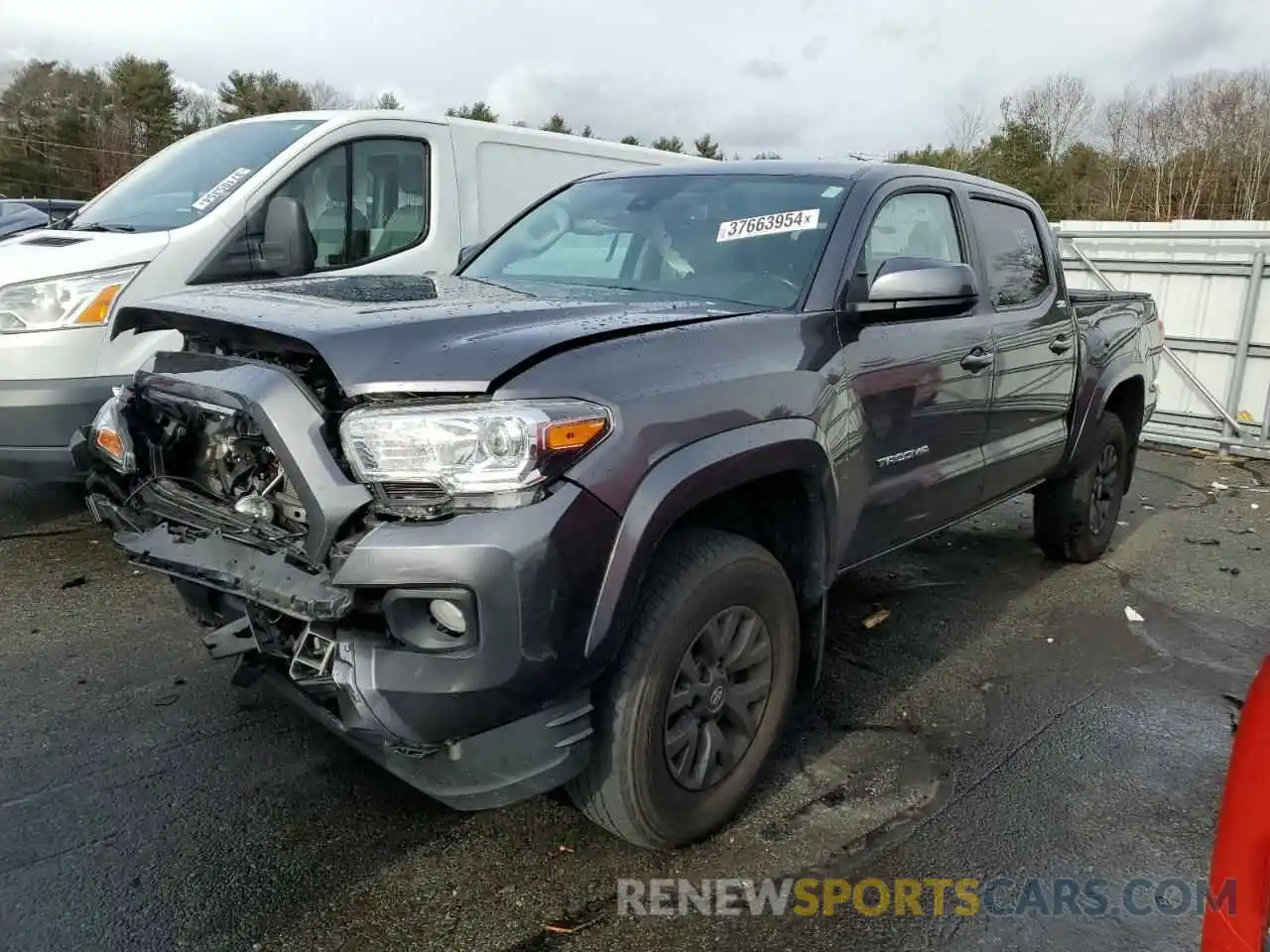 1 Photograph of a damaged car 3TYCZ5ANXMT048851 TOYOTA TACOMA 2021