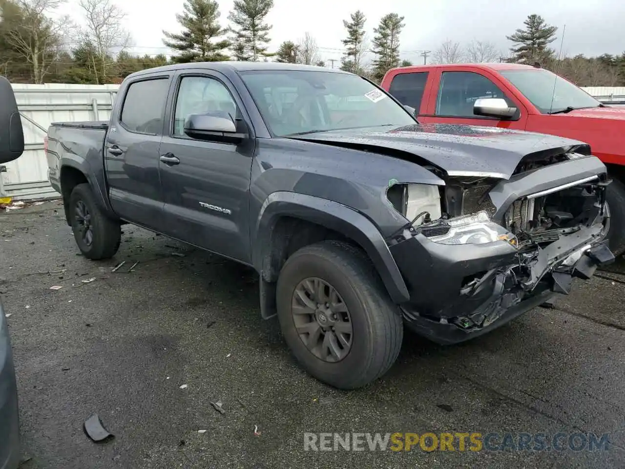 4 Фотография поврежденного автомобиля 3TYCZ5ANXMT048851 TOYOTA TACOMA 2021