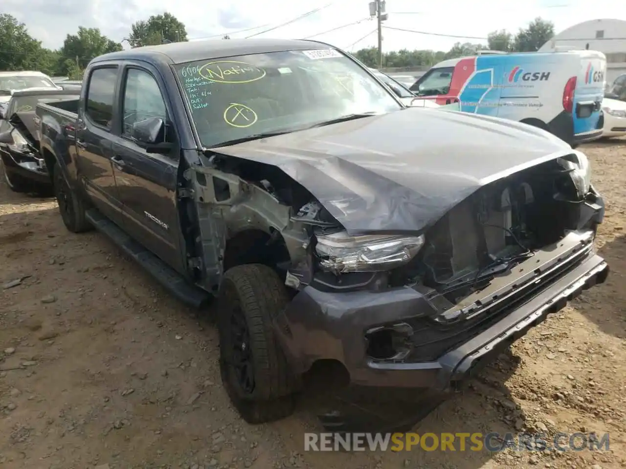 1 Photograph of a damaged car 3TYDZ5BN5MT003965 TOYOTA TACOMA 2021