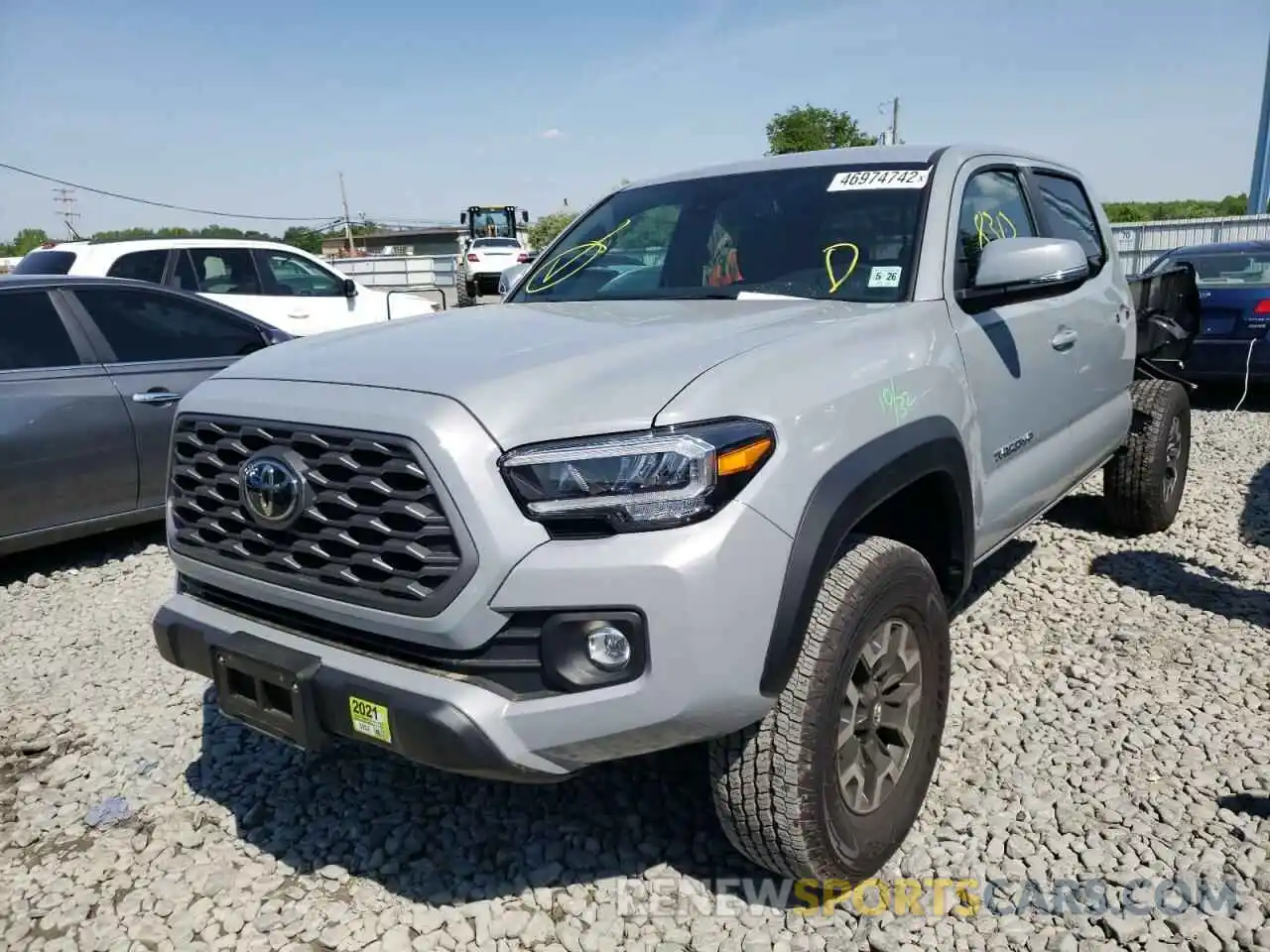 2 Photograph of a damaged car 3TYDZ5BN7MT002106 TOYOTA TACOMA 2021