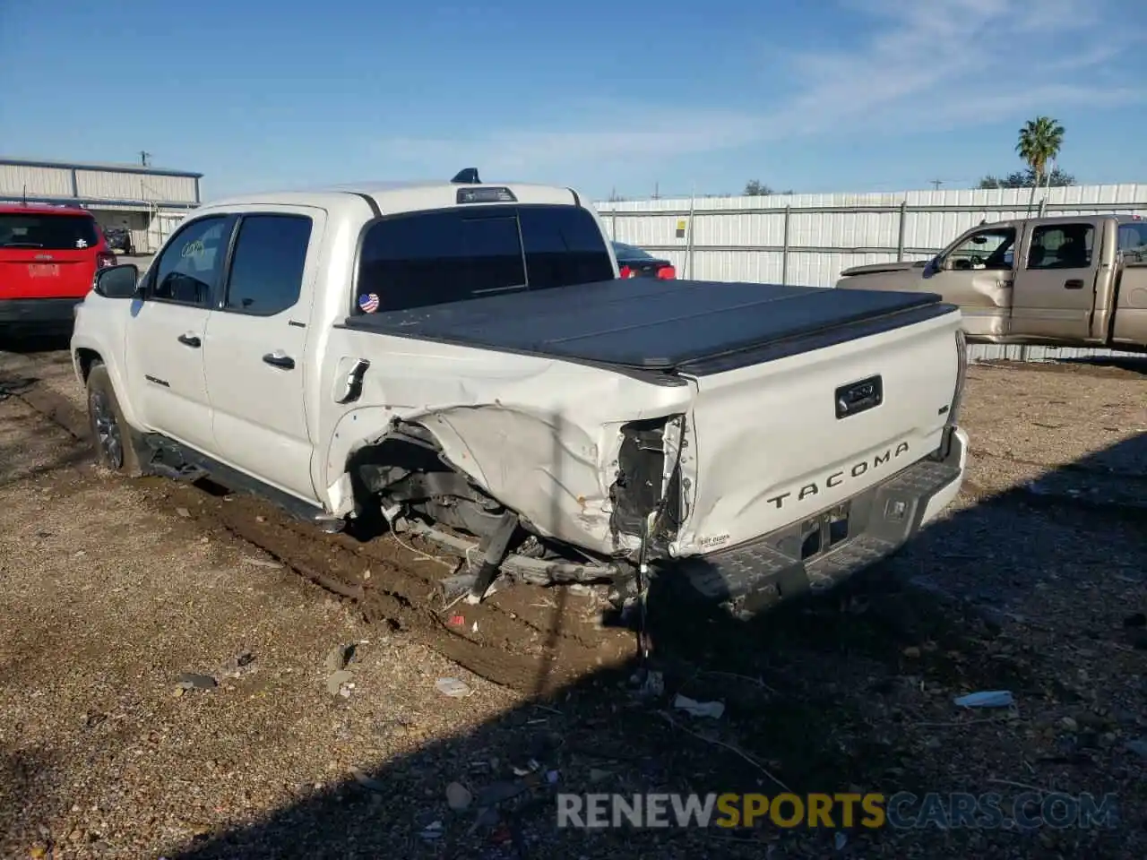 3 Photograph of a damaged car 3TYEZ5CNXMT010042 TOYOTA TACOMA 2021