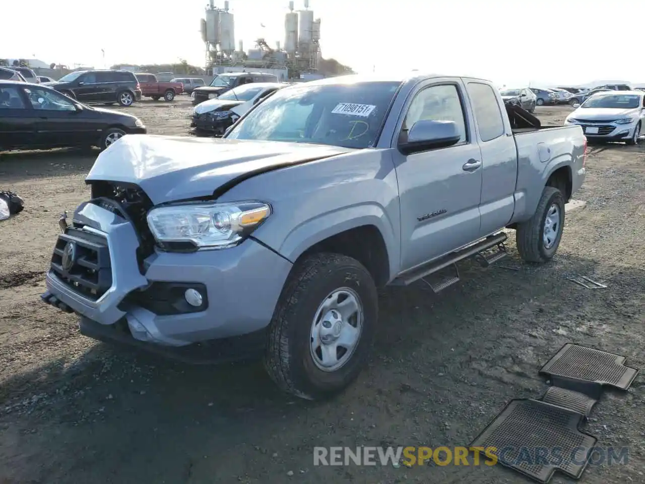 2 Photograph of a damaged car 3TYRX5GN0MT008530 TOYOTA TACOMA 2021