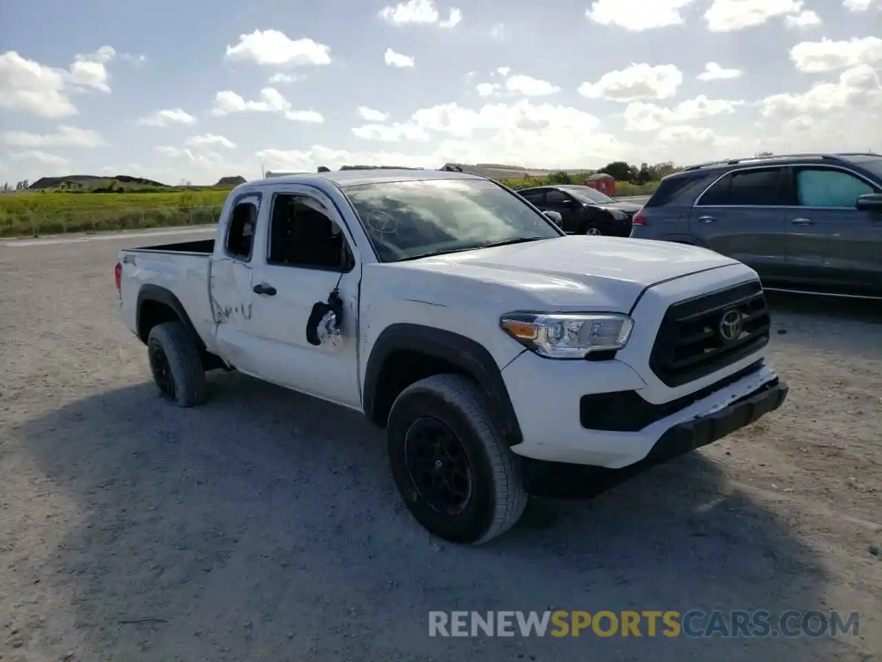 1 Photograph of a damaged car 3TYRX5GN0MT008611 TOYOTA TACOMA 2021