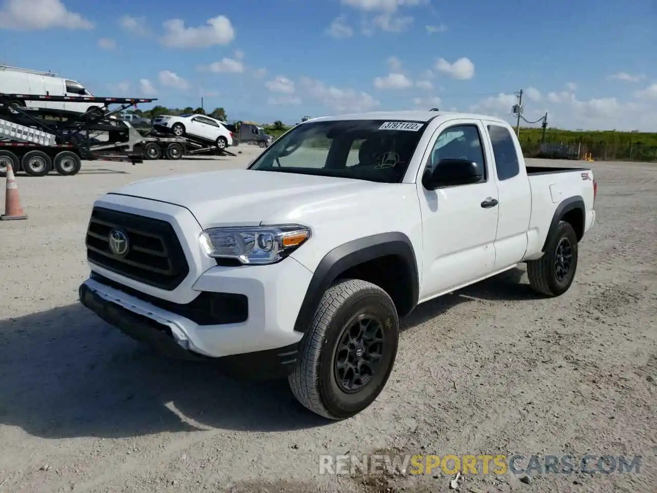 2 Photograph of a damaged car 3TYRX5GN0MT008611 TOYOTA TACOMA 2021