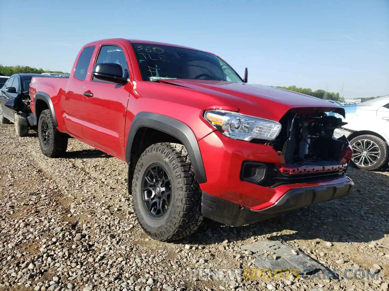 1 Photograph of a damaged car 3TYRX5GN1MT007533 TOYOTA TACOMA 2021