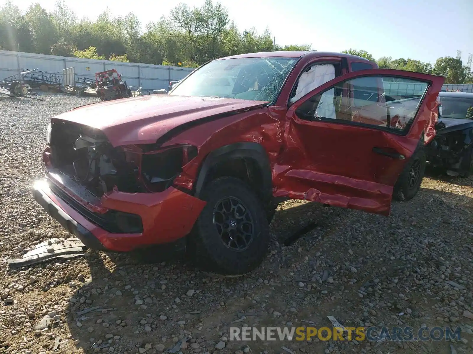 2 Photograph of a damaged car 3TYRX5GN1MT007533 TOYOTA TACOMA 2021