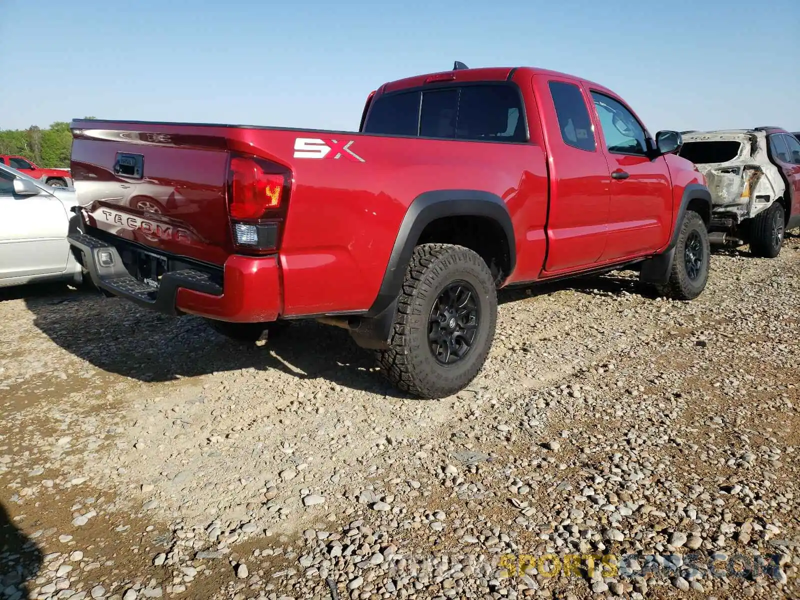 4 Photograph of a damaged car 3TYRX5GN1MT007533 TOYOTA TACOMA 2021