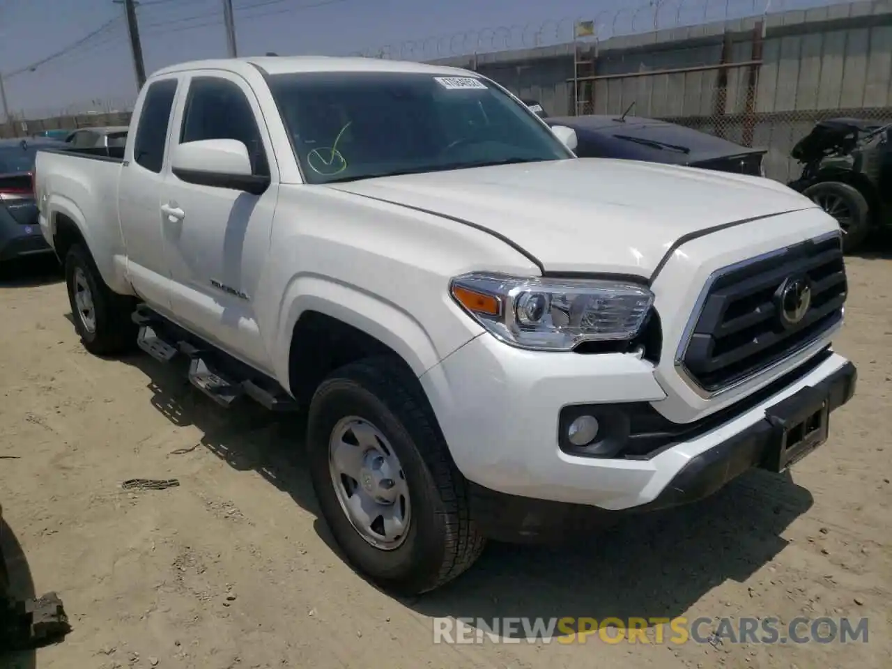 1 Photograph of a damaged car 3TYRX5GN1MT008648 TOYOTA TACOMA 2021