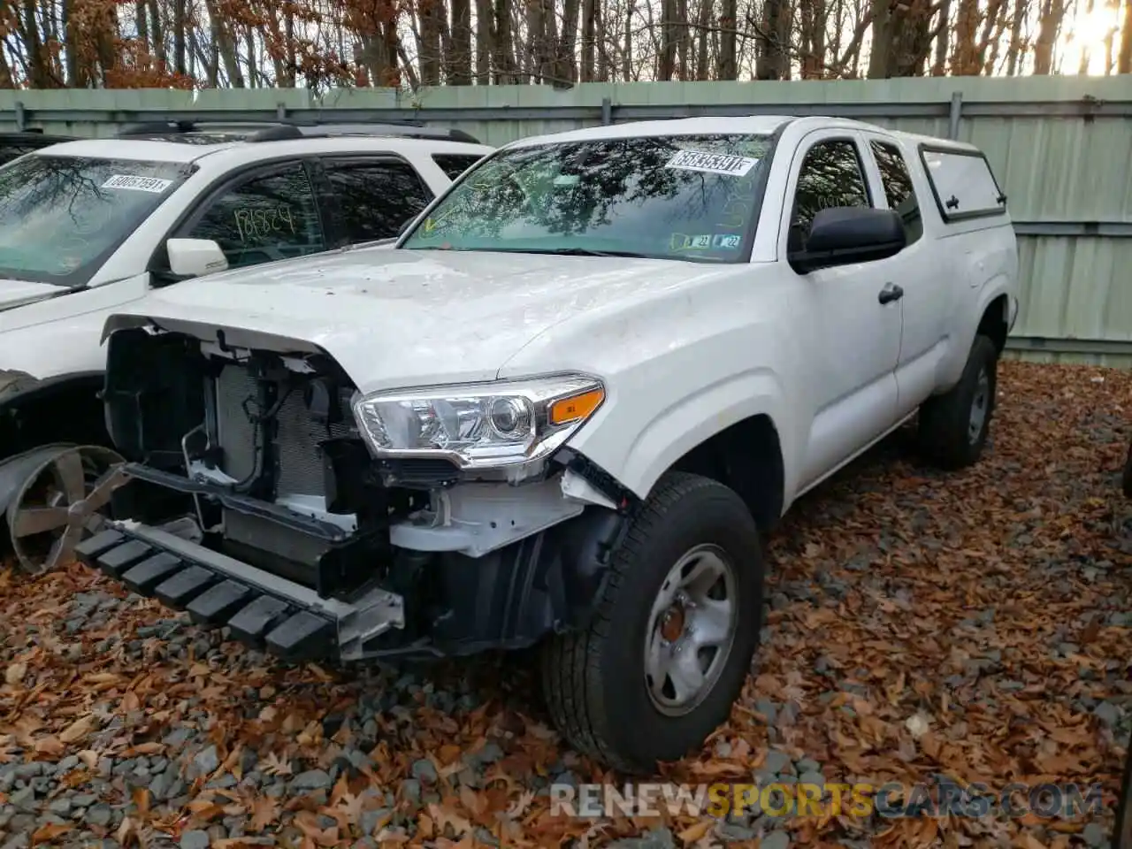 2 Photograph of a damaged car 3TYRX5GN1MT013445 TOYOTA TACOMA 2021