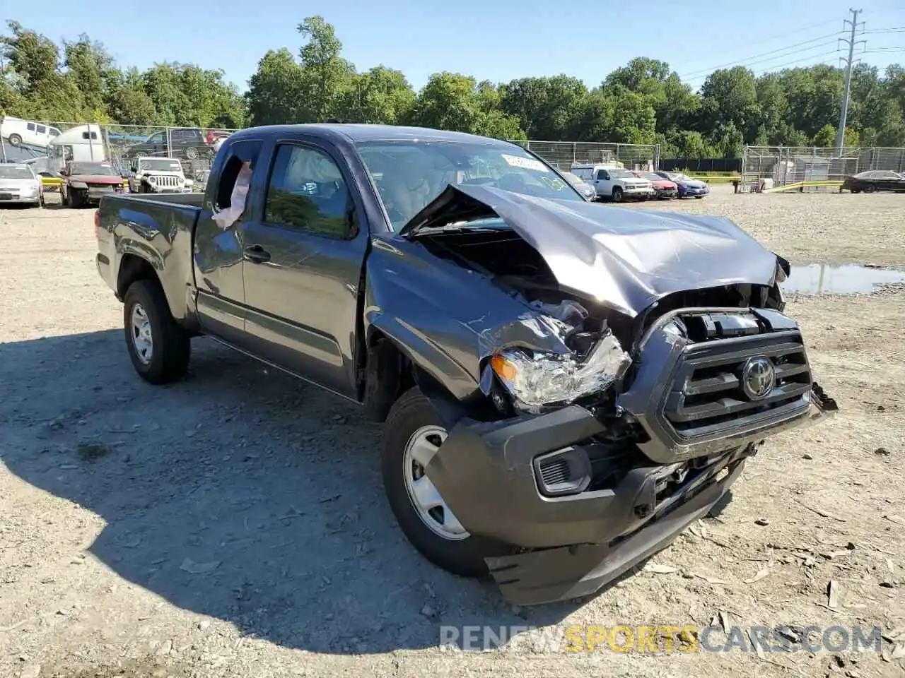 1 Photograph of a damaged car 3TYRX5GN1MT019553 TOYOTA TACOMA 2021