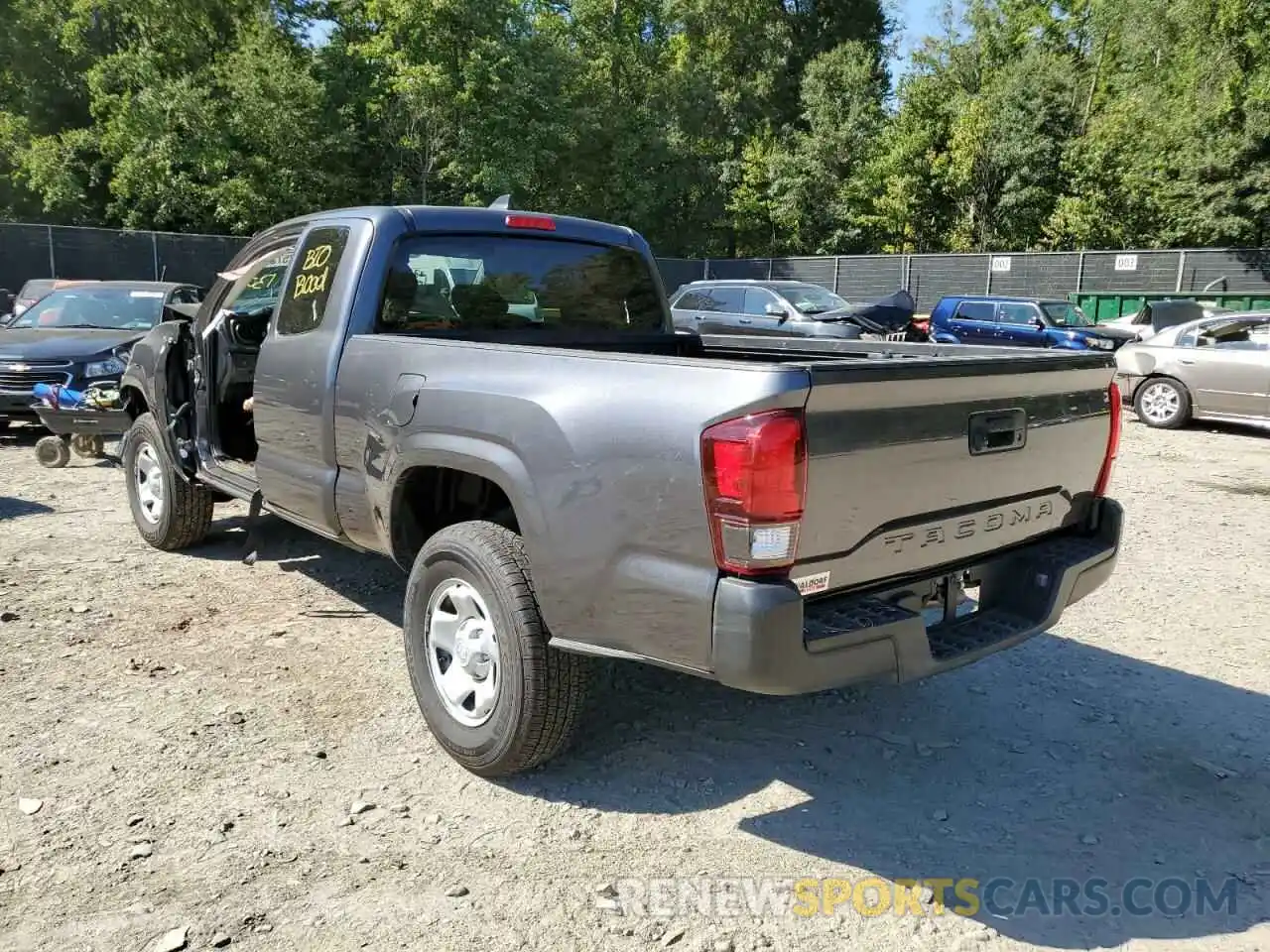 3 Photograph of a damaged car 3TYRX5GN1MT019553 TOYOTA TACOMA 2021