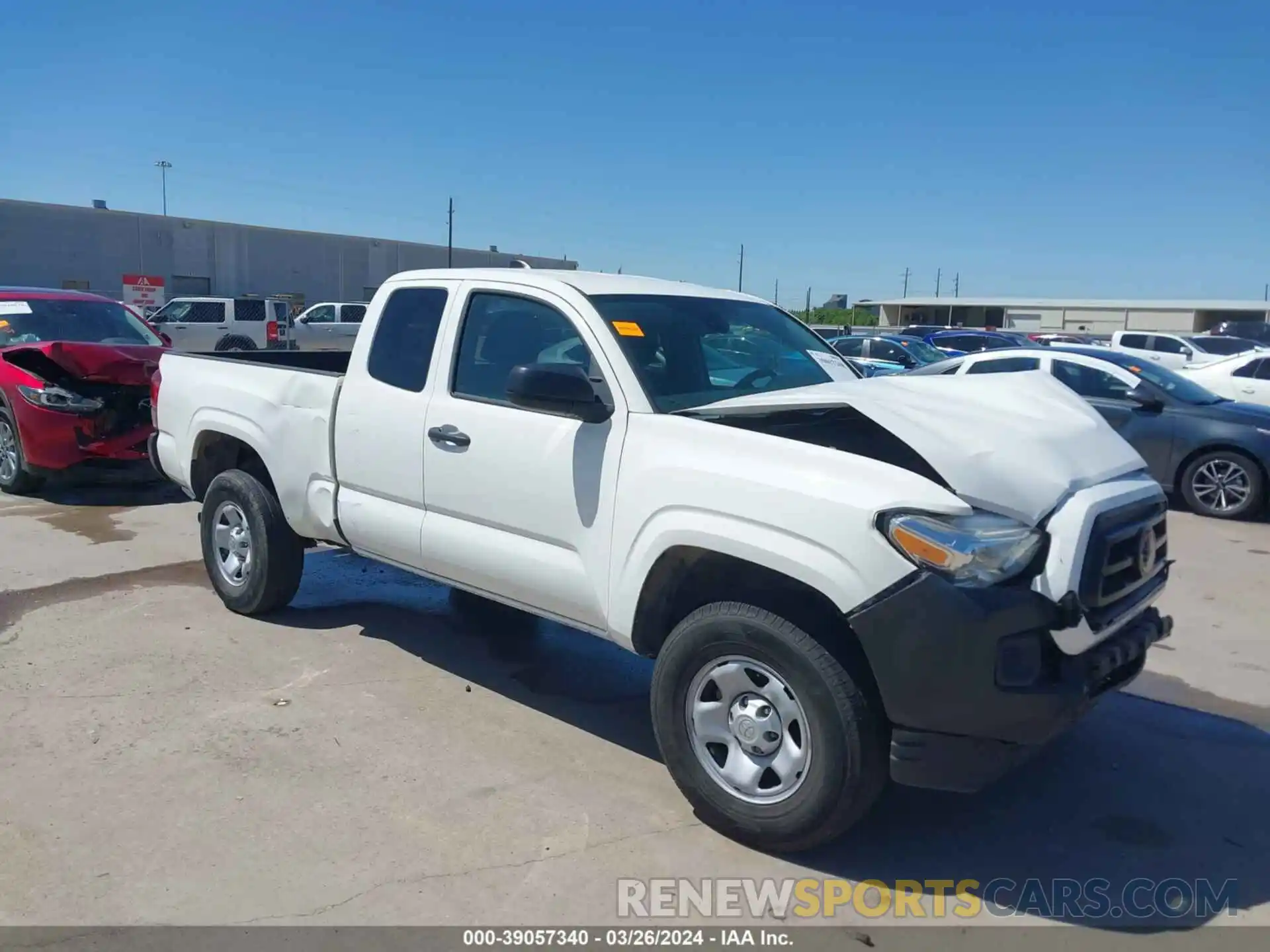 1 Photograph of a damaged car 3TYRX5GN2MT008514 TOYOTA TACOMA 2021