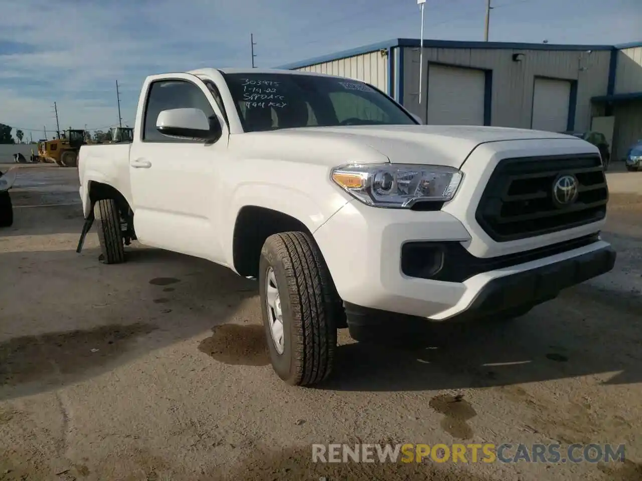 1 Photograph of a damaged car 3TYRX5GN2MT008576 TOYOTA TACOMA 2021