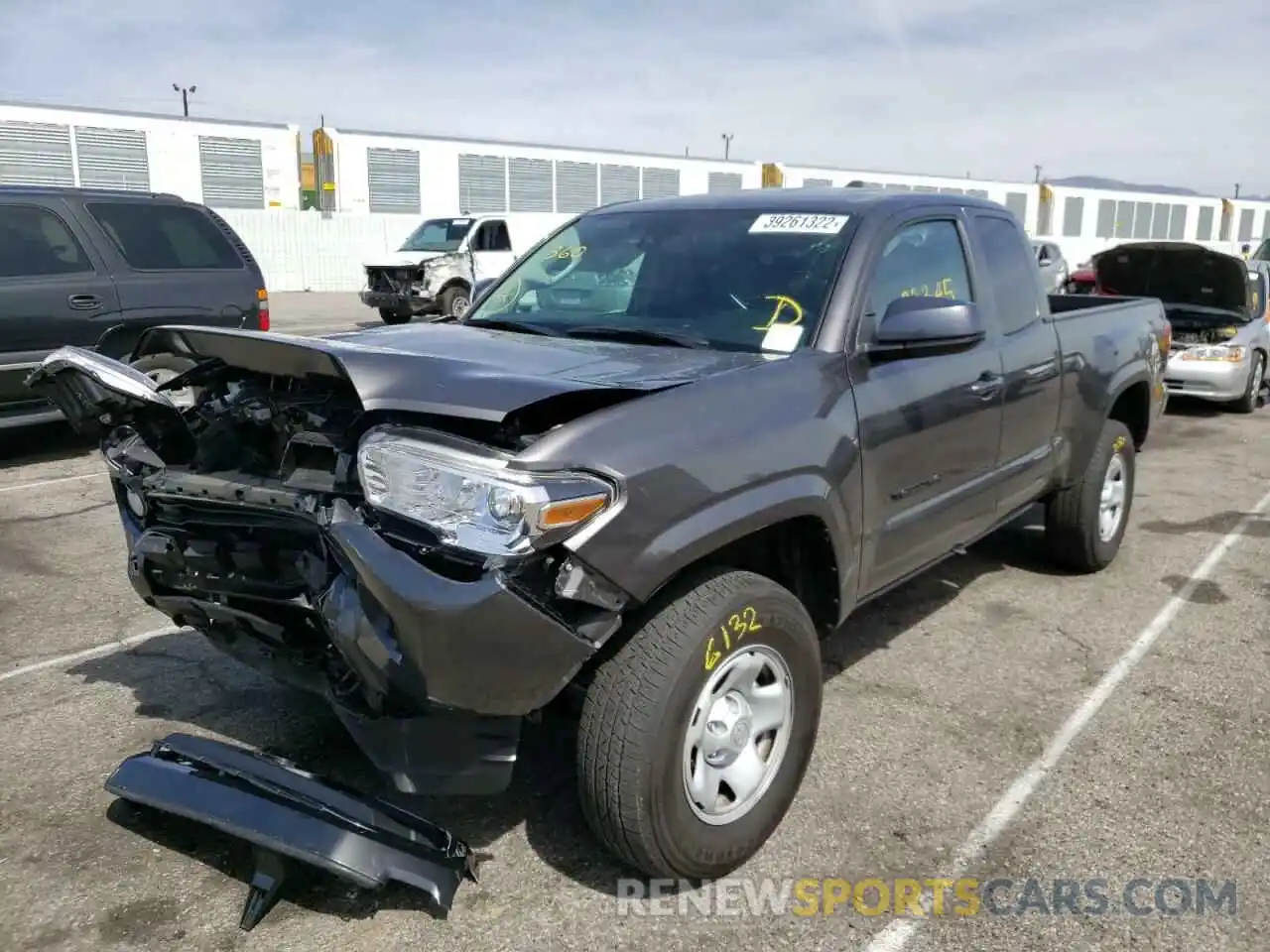 2 Photograph of a damaged car 3TYRX5GN2MT009355 TOYOTA TACOMA 2021