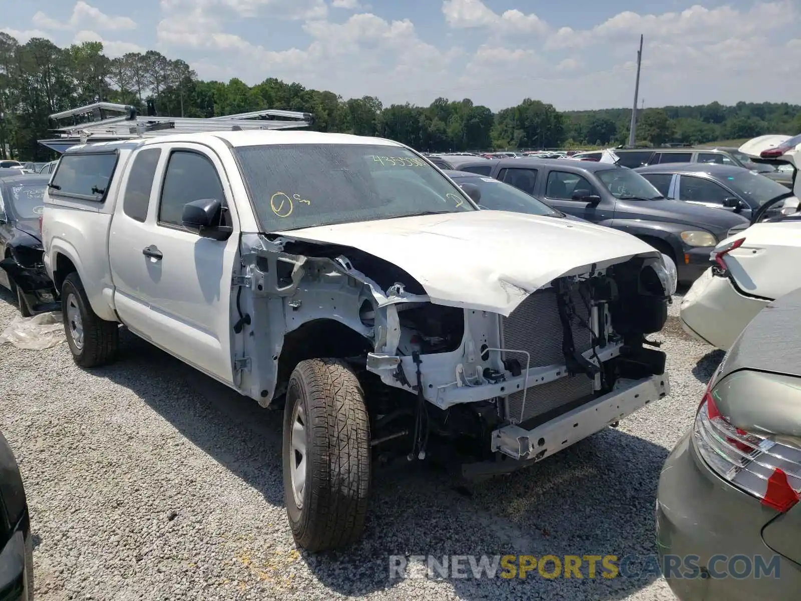 1 Photograph of a damaged car 3TYRX5GN2MT010313 TOYOTA TACOMA 2021