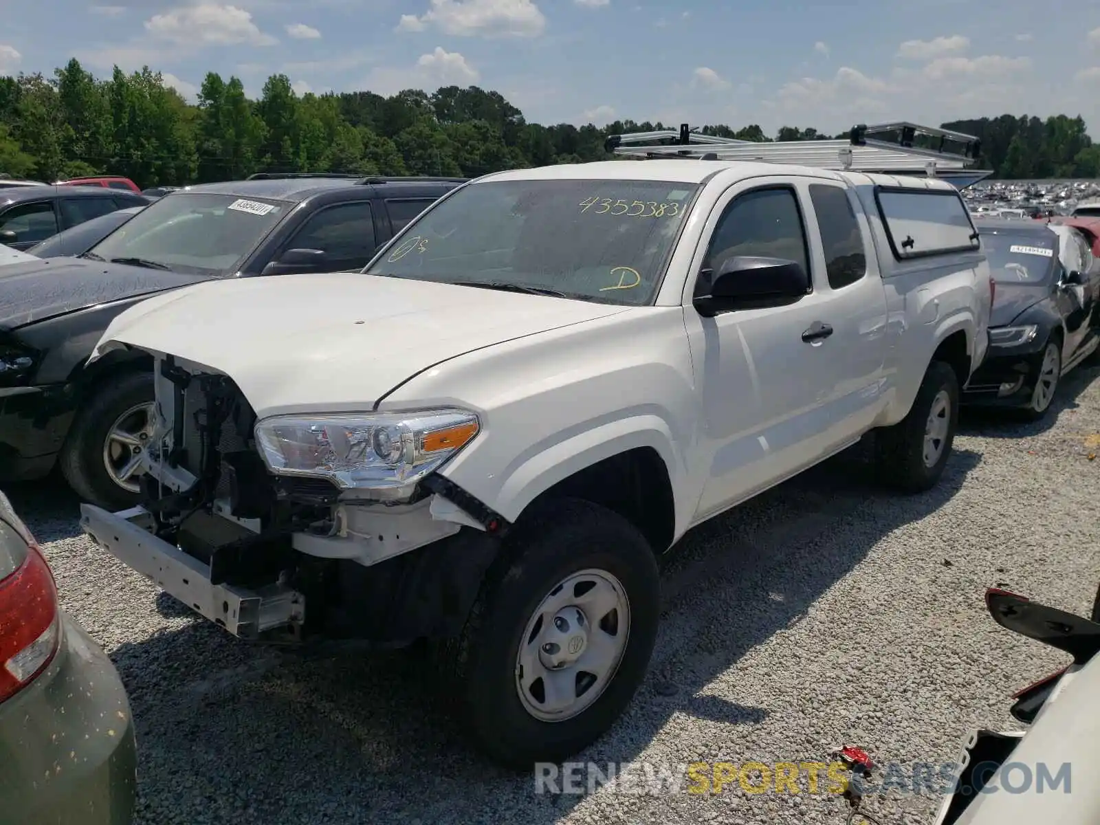 2 Photograph of a damaged car 3TYRX5GN2MT010313 TOYOTA TACOMA 2021