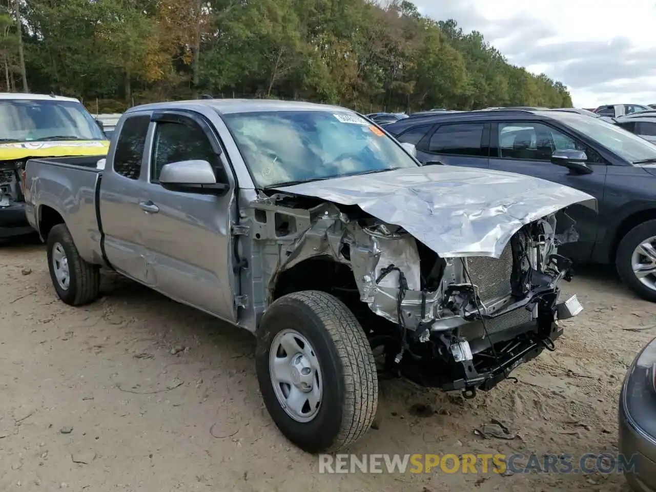 1 Photograph of a damaged car 3TYRX5GN2MT022140 TOYOTA TACOMA 2021