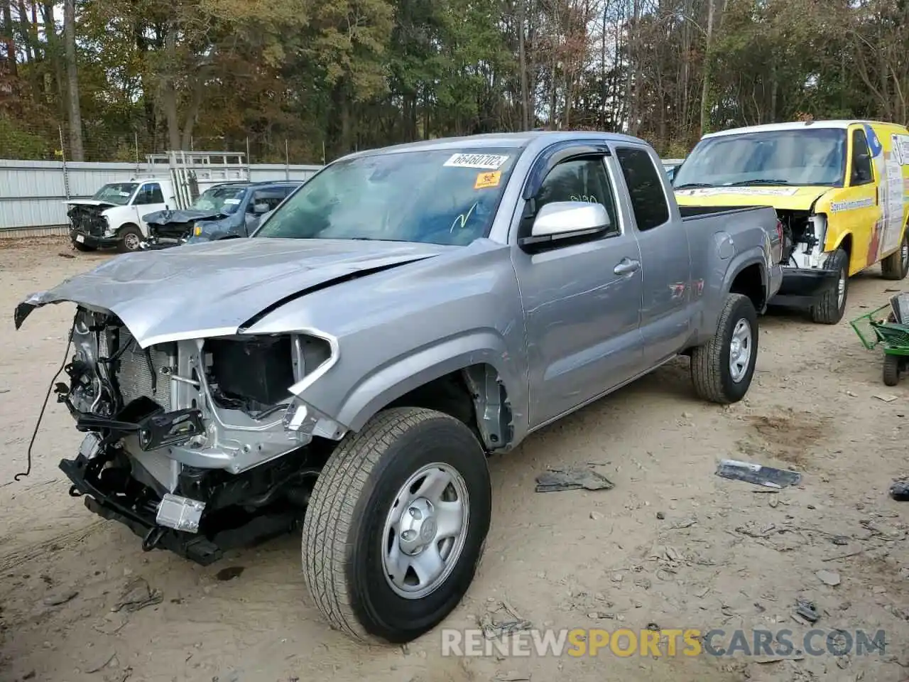 2 Photograph of a damaged car 3TYRX5GN2MT022140 TOYOTA TACOMA 2021