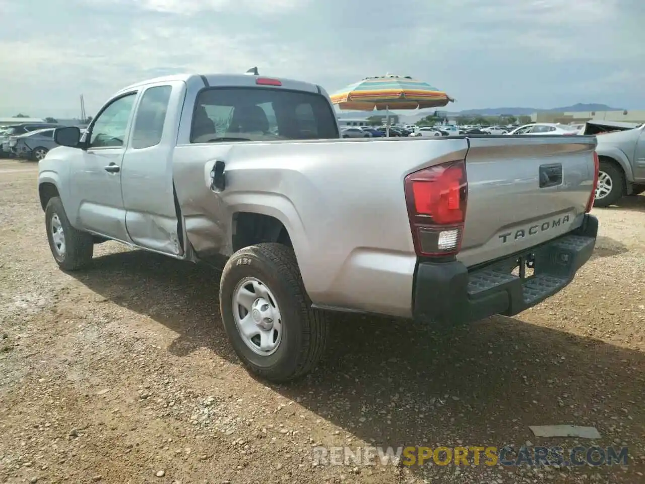 3 Photograph of a damaged car 3TYRX5GN2MT030092 TOYOTA TACOMA 2021