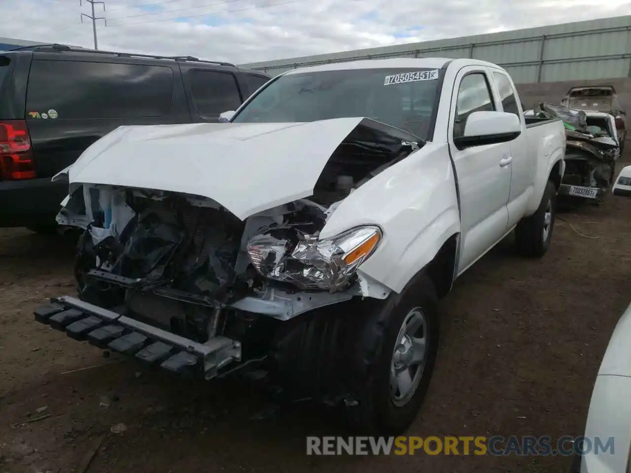 2 Photograph of a damaged car 3TYRX5GN3MT007064 TOYOTA TACOMA 2021