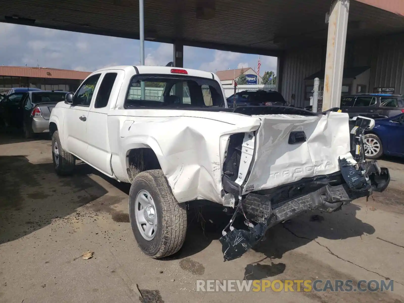 3 Photograph of a damaged car 3TYRX5GN3MT007176 TOYOTA TACOMA 2021