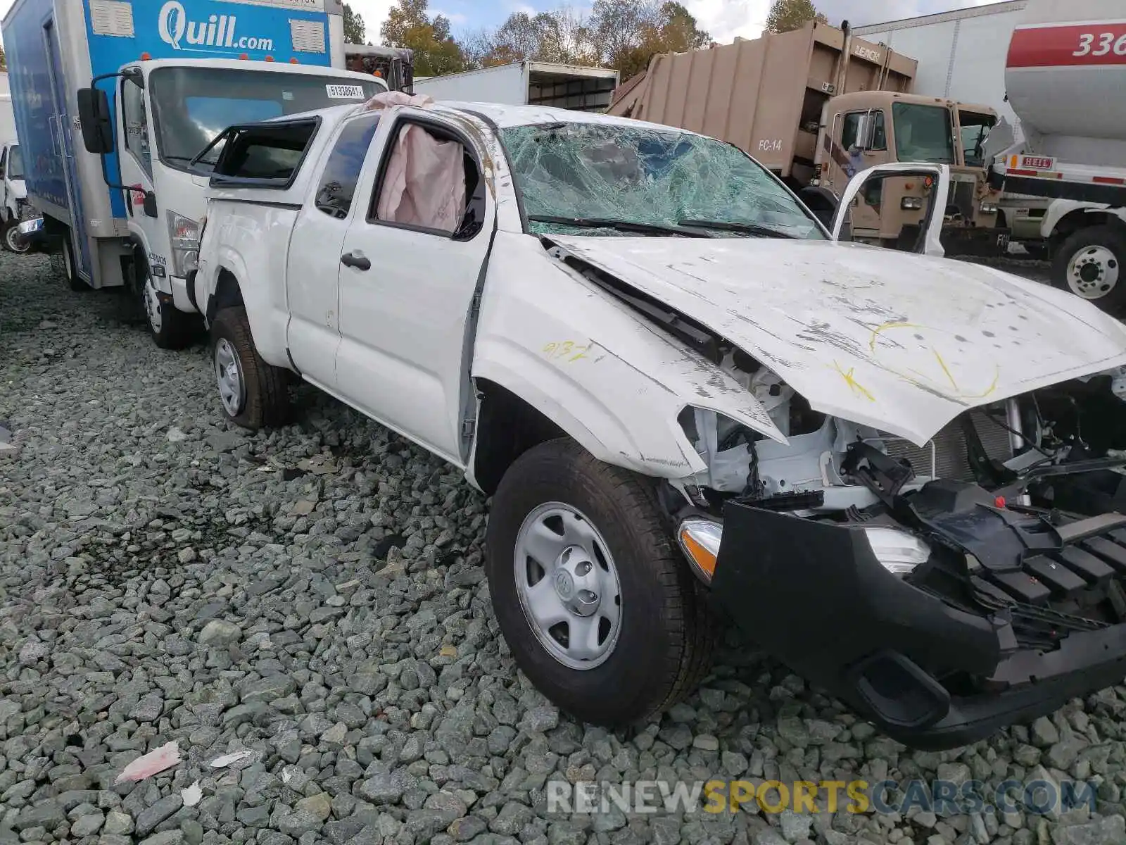 1 Photograph of a damaged car 3TYRX5GN3MT012460 TOYOTA TACOMA 2021