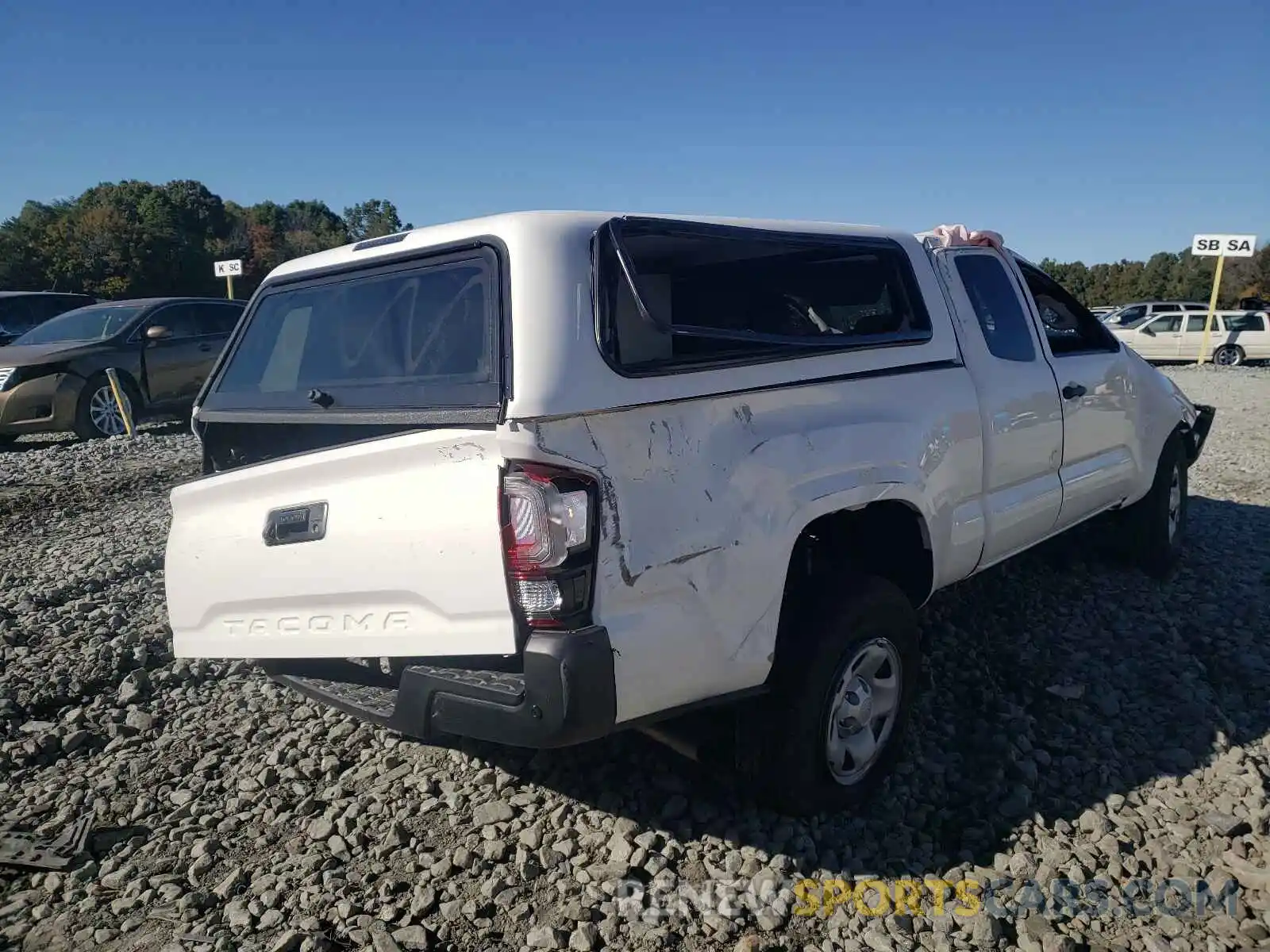 4 Photograph of a damaged car 3TYRX5GN3MT012460 TOYOTA TACOMA 2021