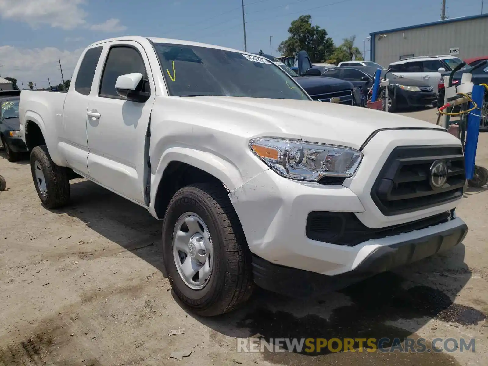 1 Photograph of a damaged car 3TYRX5GN4MT007915 TOYOTA TACOMA 2021