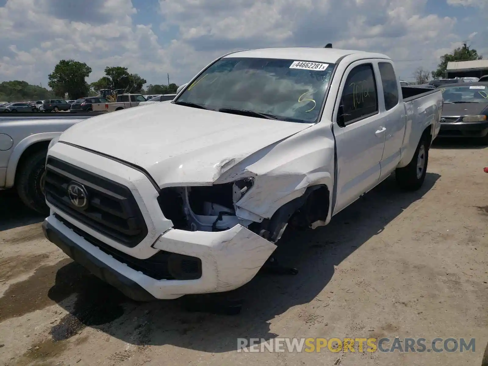 2 Photograph of a damaged car 3TYRX5GN4MT007915 TOYOTA TACOMA 2021