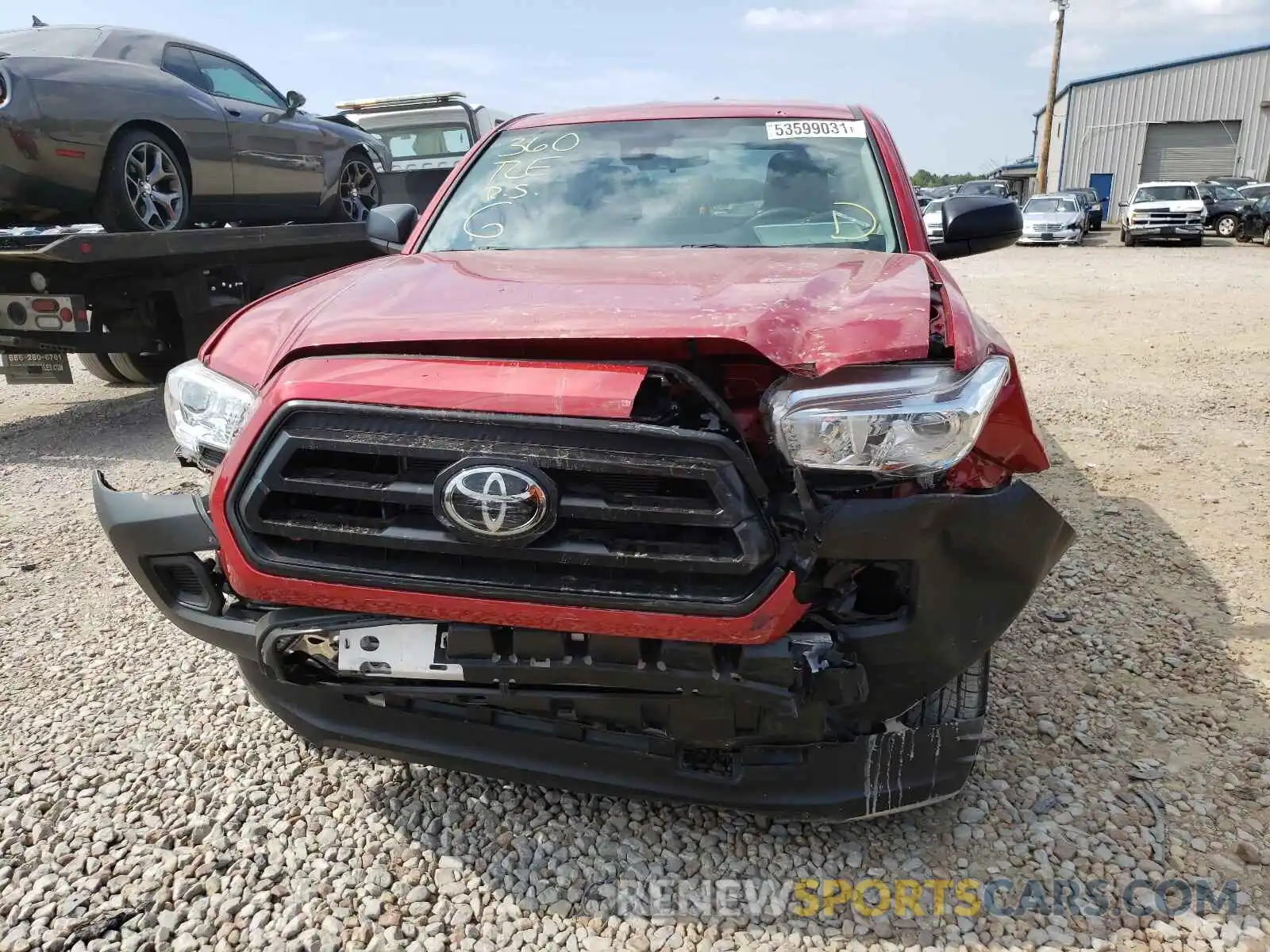 9 Photograph of a damaged car 3TYRX5GN4MT015786 TOYOTA TACOMA 2021