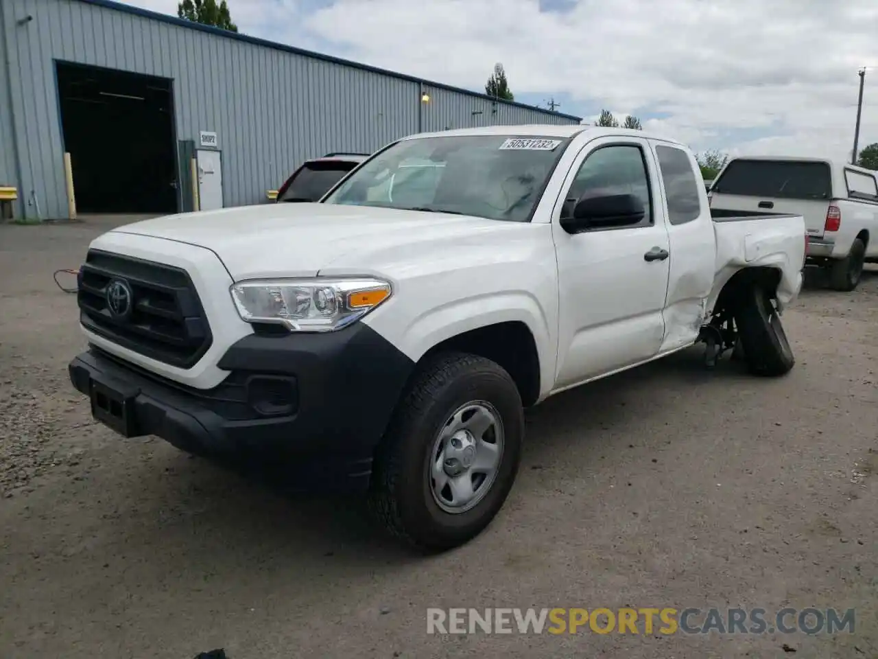 2 Photograph of a damaged car 3TYRX5GN4MT030045 TOYOTA TACOMA 2021