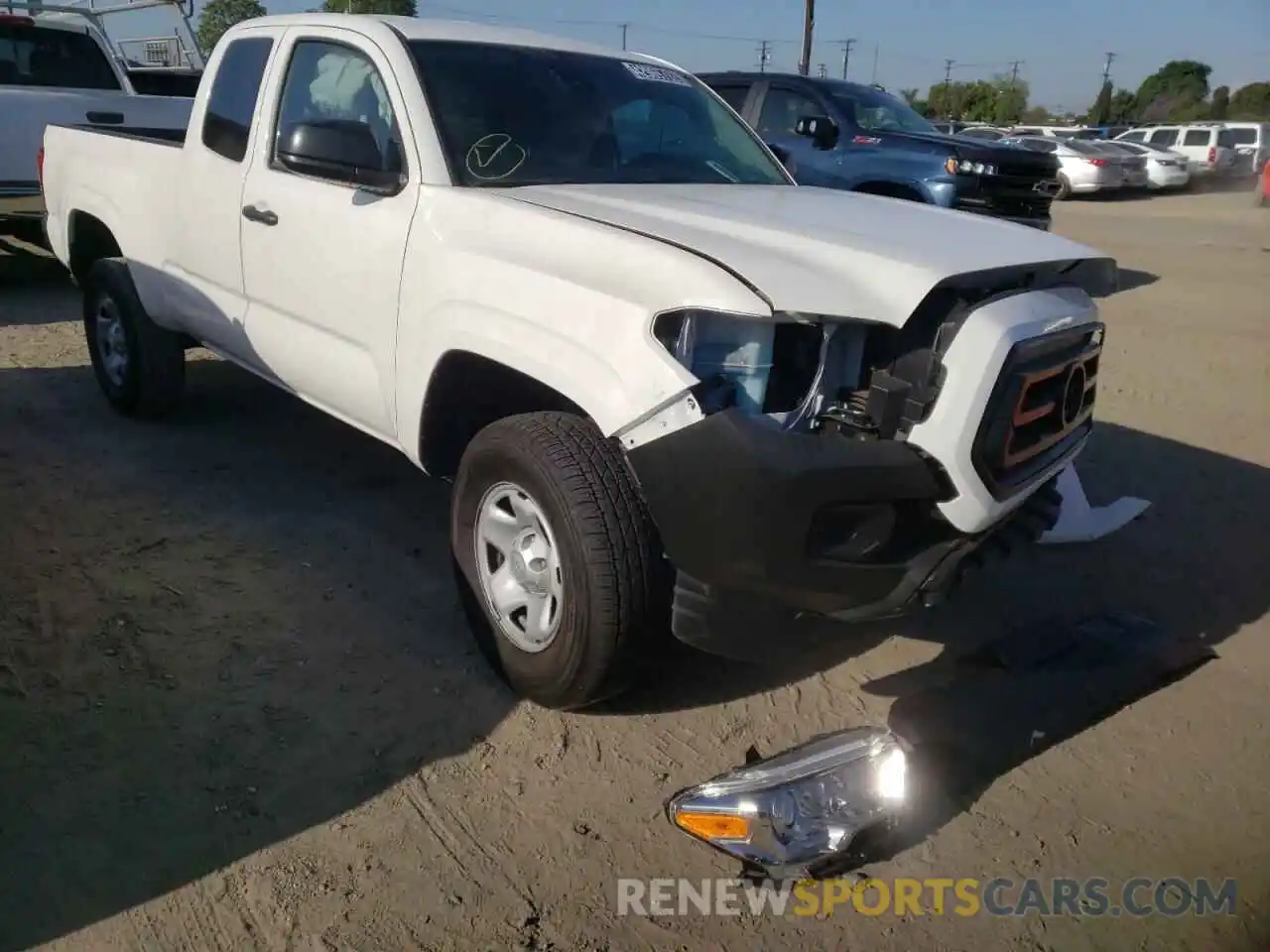 1 Photograph of a damaged car 3TYRX5GN4MT033138 TOYOTA TACOMA 2021