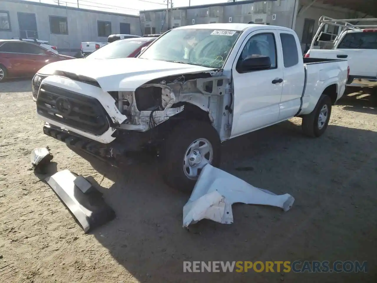 2 Photograph of a damaged car 3TYRX5GN4MT033138 TOYOTA TACOMA 2021