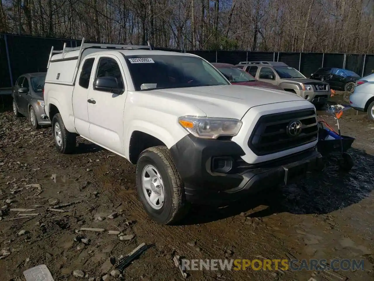 1 Photograph of a damaged car 3TYRX5GN5MT005803 TOYOTA TACOMA 2021