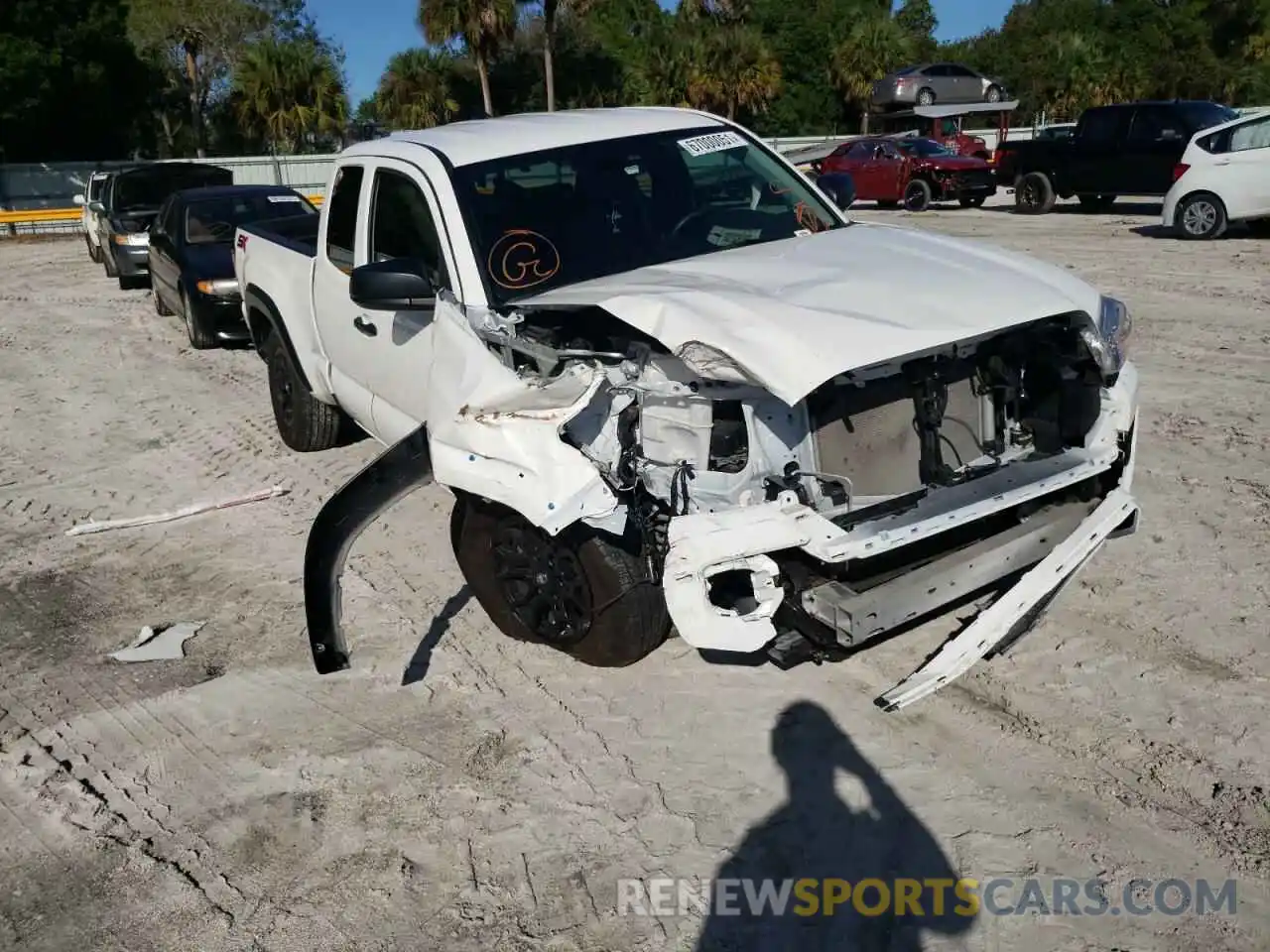 9 Photograph of a damaged car 3TYRX5GN5MT008247 TOYOTA TACOMA 2021