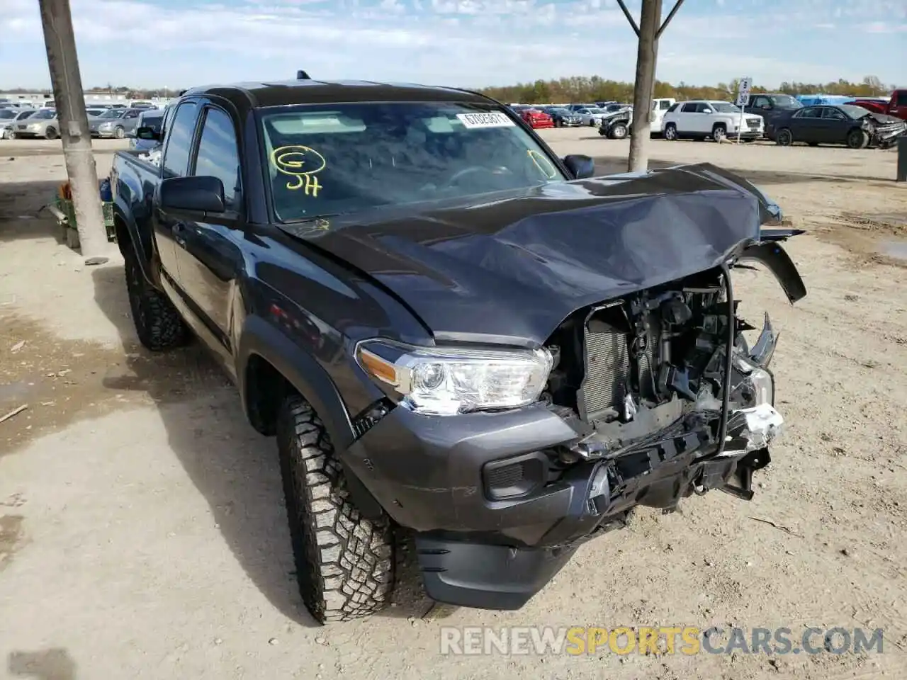 1 Photograph of a damaged car 3TYRX5GN5MT010208 TOYOTA TACOMA 2021