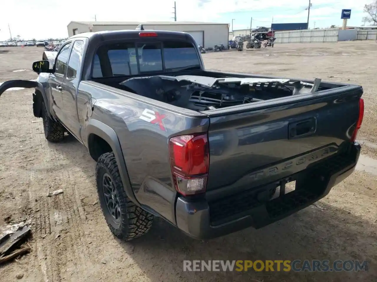 3 Photograph of a damaged car 3TYRX5GN5MT010208 TOYOTA TACOMA 2021