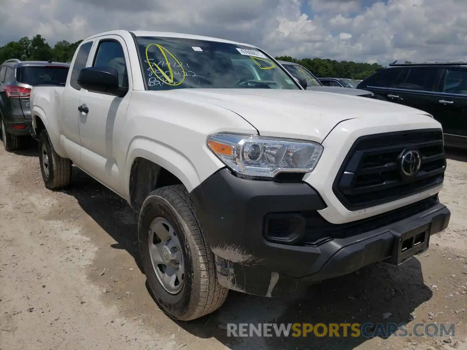 1 Photograph of a damaged car 3TYRX5GN5MT012931 TOYOTA TACOMA 2021