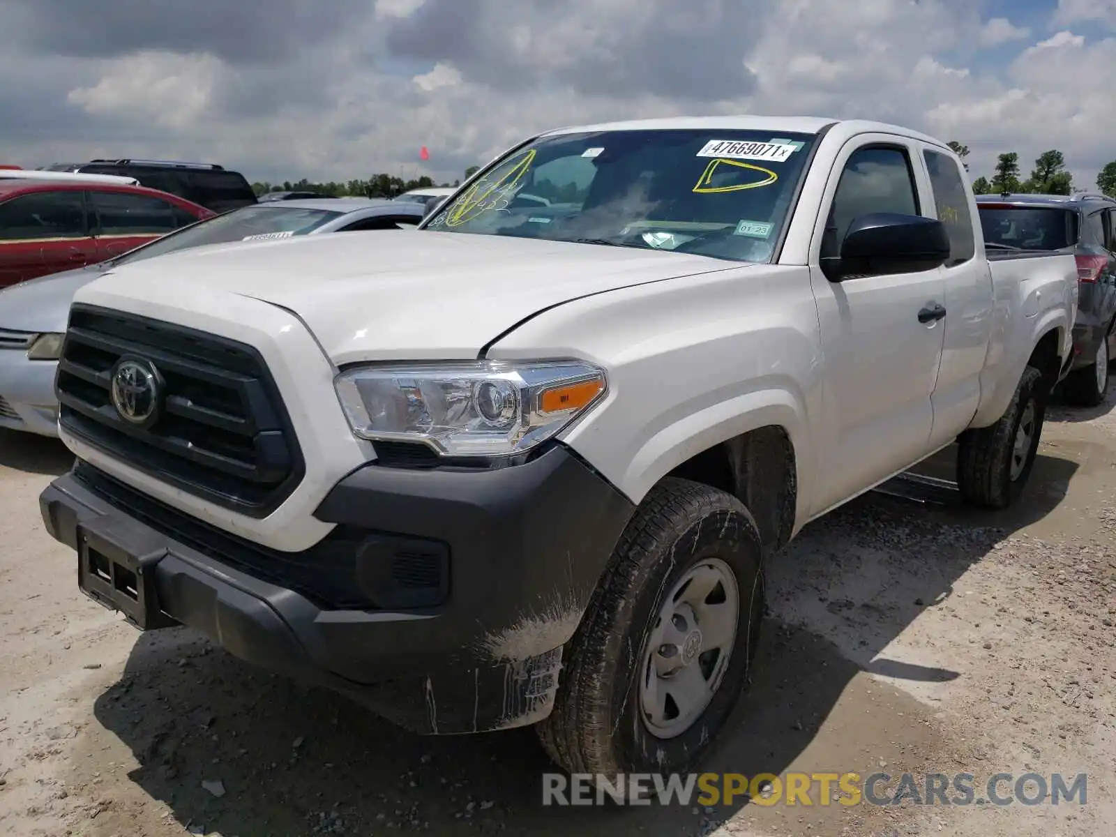 2 Photograph of a damaged car 3TYRX5GN5MT012931 TOYOTA TACOMA 2021