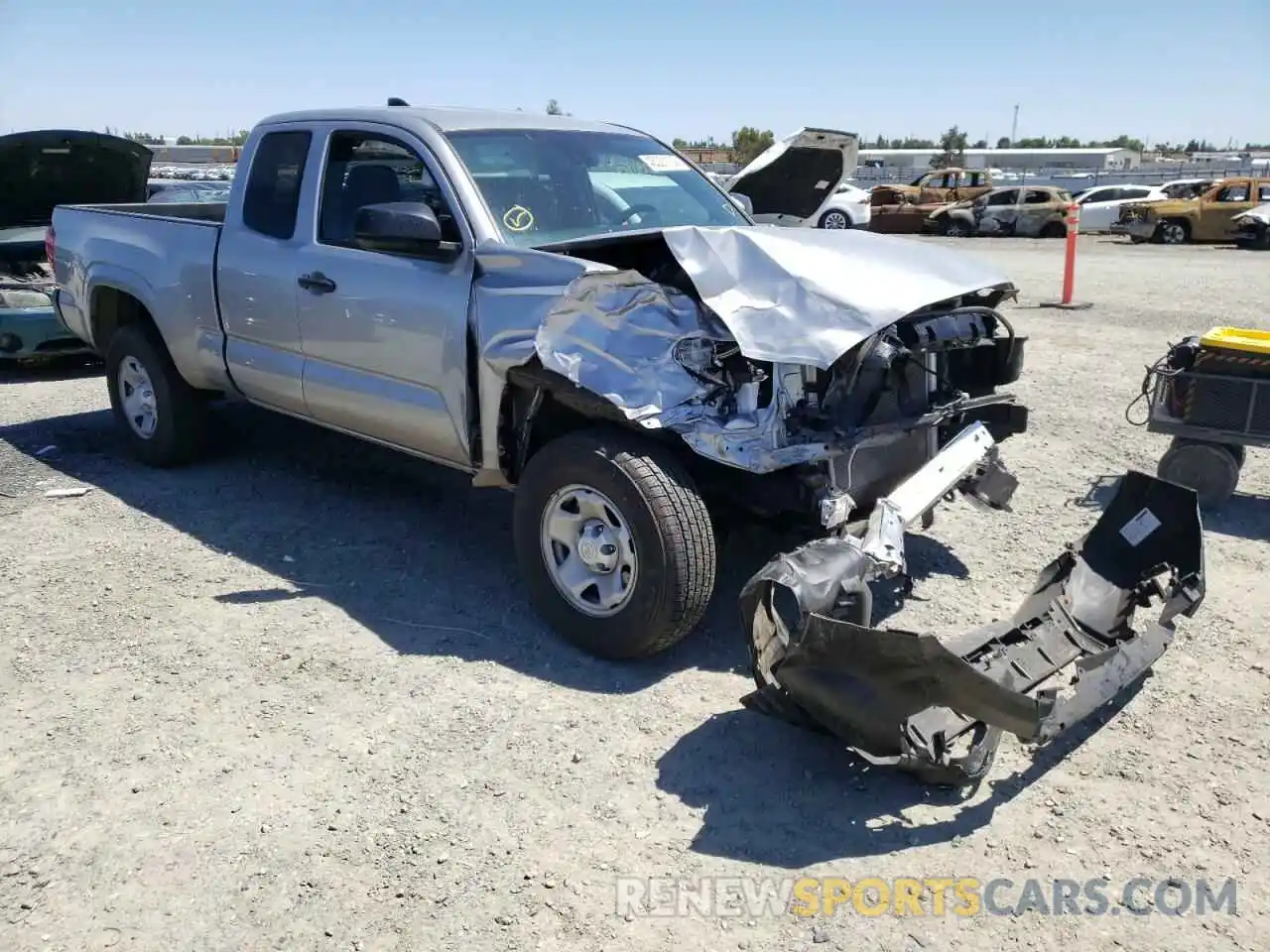 1 Photograph of a damaged car 3TYRX5GN5MT019989 TOYOTA TACOMA 2021