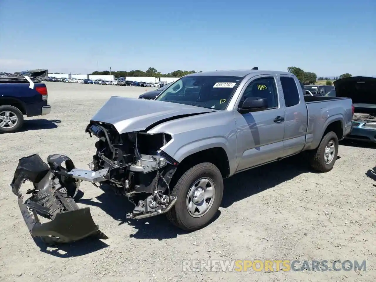 2 Photograph of a damaged car 3TYRX5GN5MT019989 TOYOTA TACOMA 2021